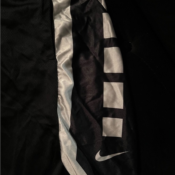 Nike Black and White Athletic Shorts - Picture 5 of 6